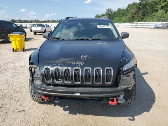 1C4PJMBB1EW158806 - 2014 JEEP CHEROKEE TRAILHAWK BLACK photo 5