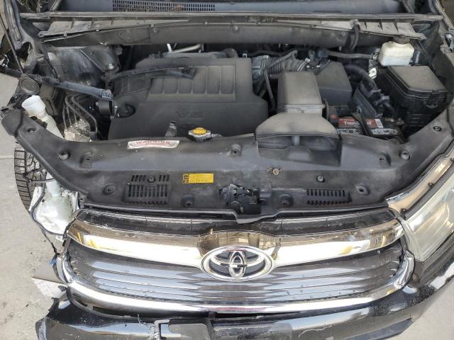 5TDJKRFH2FS110666 - 2015 TOYOTA HIGHLANDER XLE BLACK photo 12