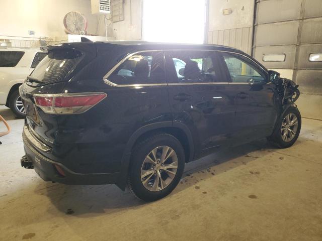 5TDJKRFH2FS110666 - 2015 TOYOTA HIGHLANDER XLE BLACK photo 3