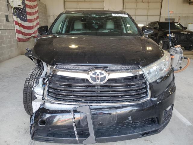 5TDJKRFH2FS110666 - 2015 TOYOTA HIGHLANDER XLE BLACK photo 5