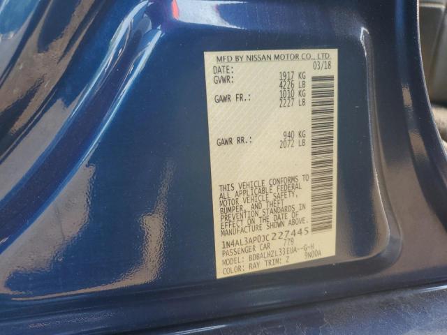 1N4AL3AP0JC227445 - 2018 NISSAN ALTIMA 2.5 Blau Foto 12
