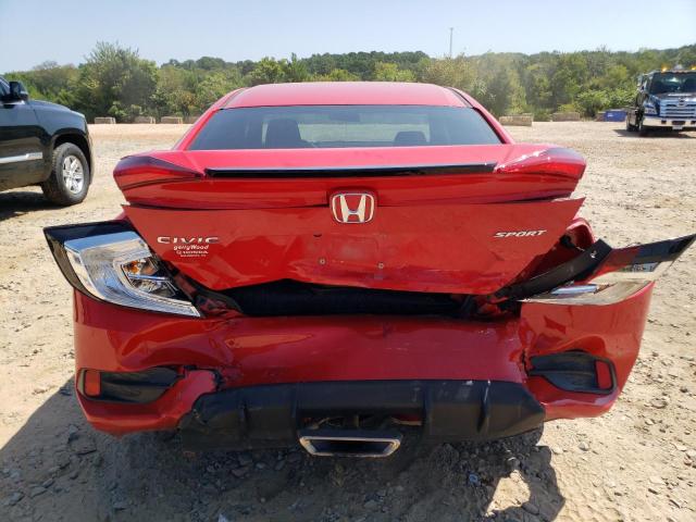 2HGFC2F87LH545558 - 2020 HONDA CIVIC SPORT 红色 照片 6