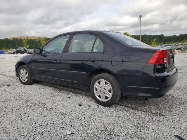 1HGES16345L027278 - 2005 HONDA CIVIC DX VP BLACK photo 2