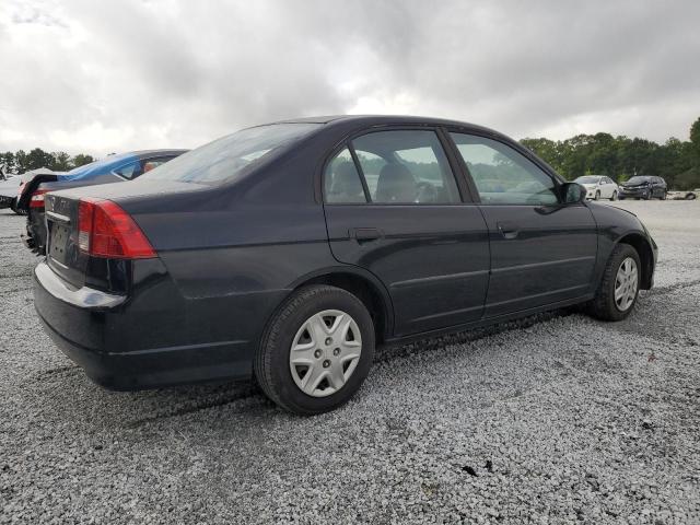 1HGES16345L027278 - 2005 HONDA CIVIC DX VP BLACK photo 3