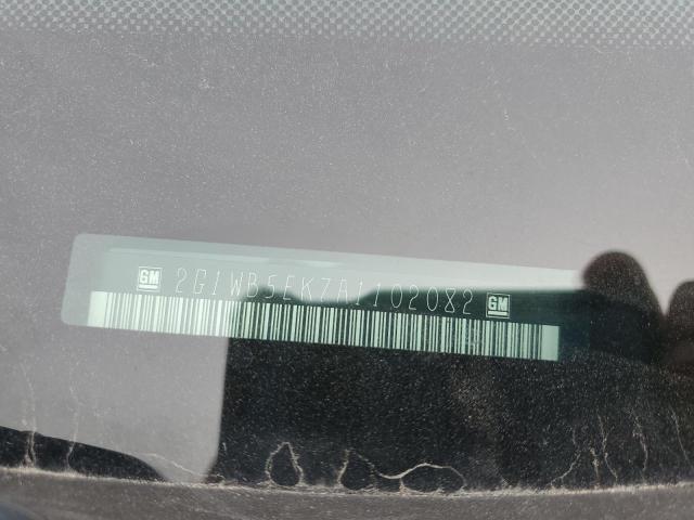 2G1WB5EK7A1102082 - 2010 CHEVROLET IMPALA LT BLUE photo 12