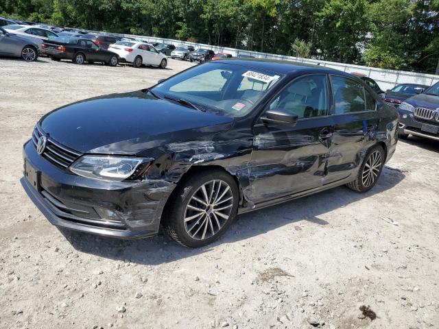 3VWD17AJ1FM345863 - 2015 VOLKSWAGEN JETTA SE BLACK photo 1