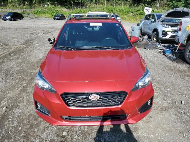 4S3GTAM60J3703205 - 2018 SUBARU IMPREZA SPORT RED photo 5