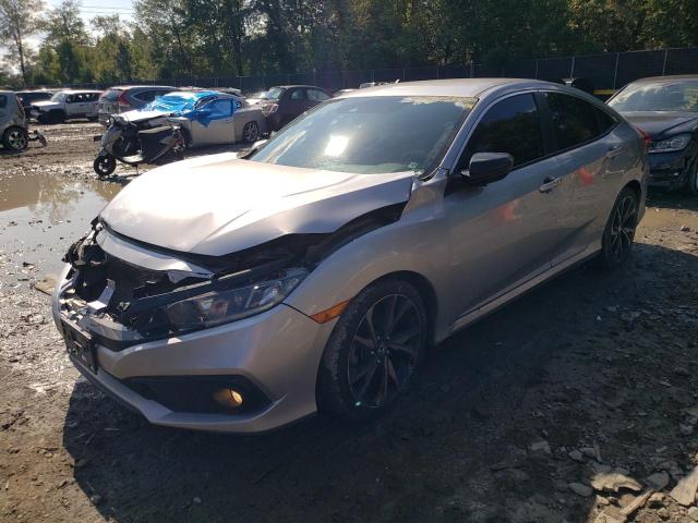 2HGFC2F8XKH572638 - 2019 HONDA CIVIC SPORT ვერცხლისფერი ფოტო 1