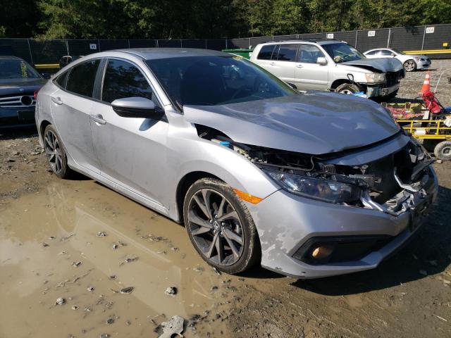 2HGFC2F8XKH572638 - 2019 HONDA CIVIC SPORT ვერცხლისფერი ფოტო 4