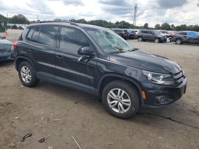 WVGAV7AX2HK012706 - 2017 VOLKSWAGEN TIGUAN S BLACK photo 4