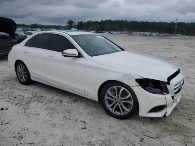 55SWF4JB1JU237789 - 2018 MERCEDES-BENZ C 300 WHITE photo 4