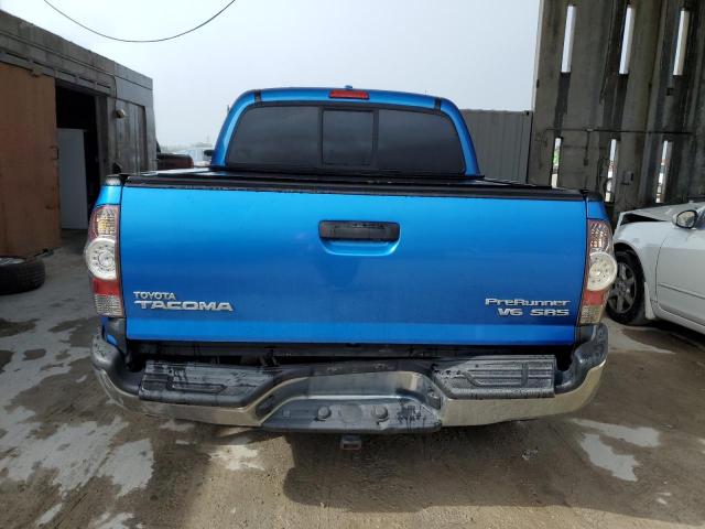 3TMJU4GNXAM096445 - 2010 TOYOTA TACOMA DOUBLE CAB PRERUNNER BLUE photo 6