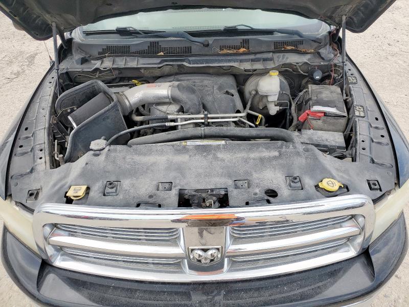 1C6RD6GT1CS109016 - 2012 DODGE RAM 1500 SLT BLACK photo 11