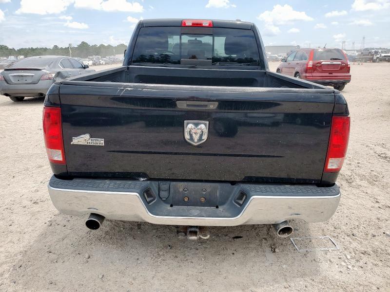 1C6RD6GT1CS109016 - 2012 DODGE RAM 1500 SLT BLACK photo 6