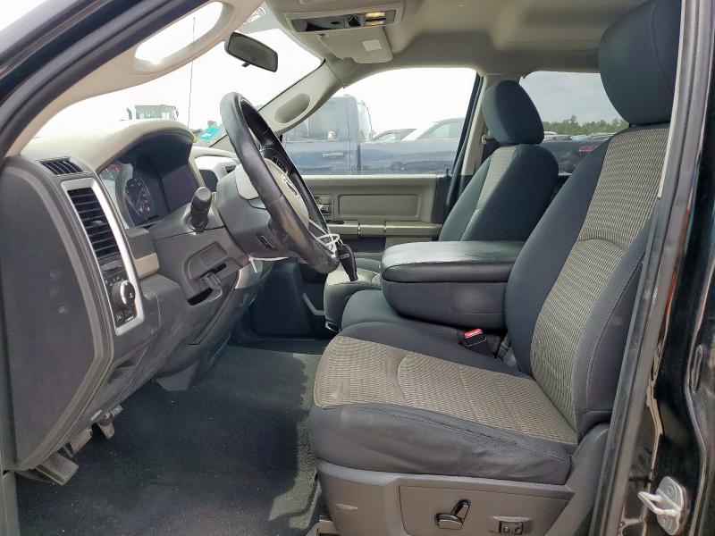 1C6RD6GT1CS109016 - 2012 DODGE RAM 1500 SLT BLACK photo 7