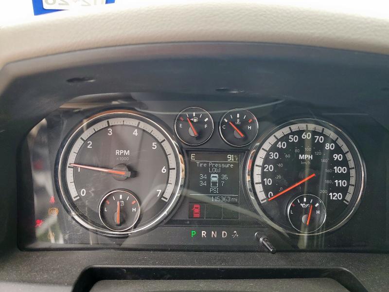 1C6RD6GT1CS109016 - 2012 DODGE RAM 1500 SLT BLACK photo 9