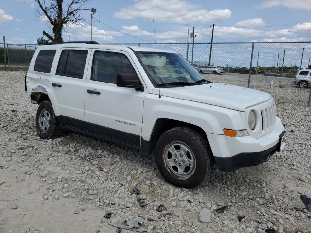 1C4NJRBB6CD667447 - 2012 JEEP PATRIOT SPORT WHITE photo 4