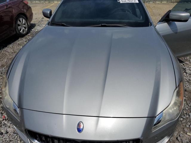 ZAM56RRA6E1099148 - 2014 MASERATI QUATTROPOR S SILVER photo 11