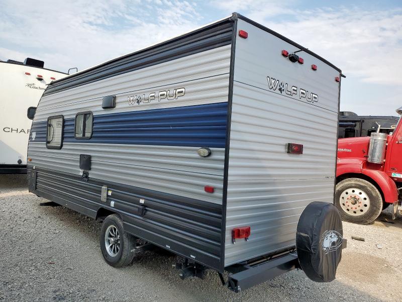 5ZT2CKEC9NY019975 - 2022 FOREST RIVER WOLF PUP 16FQJP GRAY photo 3