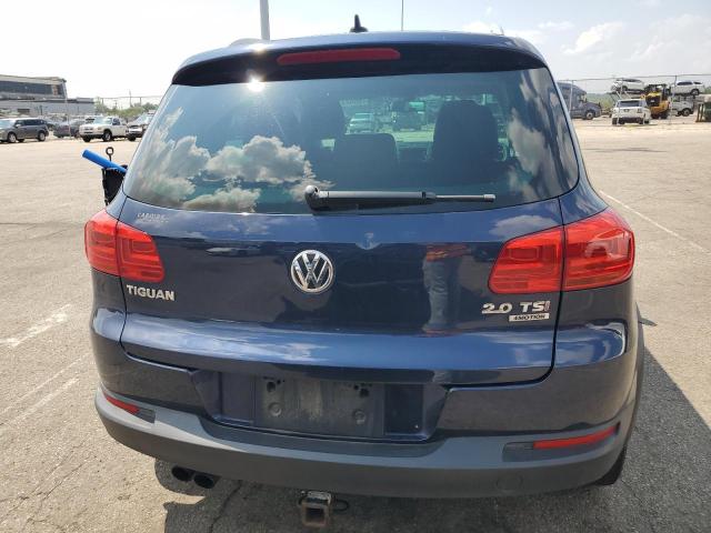 WVGBV7AX8DW548874 - 2013 VOLKSWAGEN TIGUAN S BLUE photo 6
