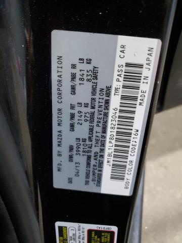 JM1BL1LP8D1823046 - 2013 MAZDA 3 I 黑色 照片 13