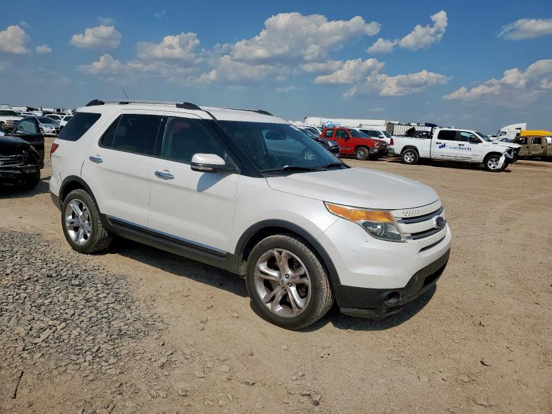 1FM5K8F83DGC16686 - 2013 FORD EXPLORER LIMITED WHITE photo 4