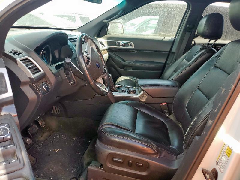 1FM5K8F83DGC16686 - 2013 FORD EXPLORER LIMITED WHITE photo 7
