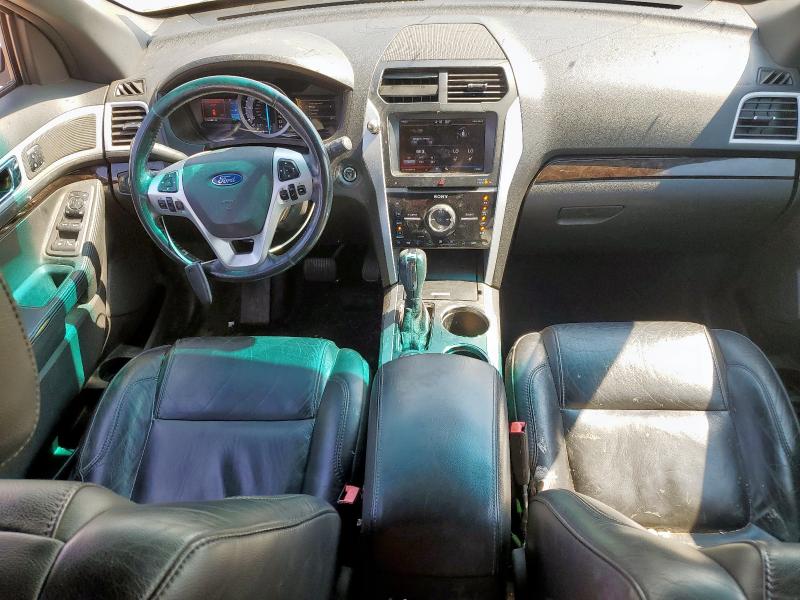 1FM5K8F83DGC16686 - 2013 FORD EXPLORER LIMITED WHITE photo 8