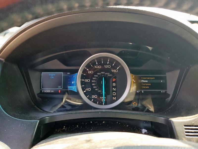 1FM5K8F83DGC16686 - 2013 FORD EXPLORER LIMITED WHITE photo 9