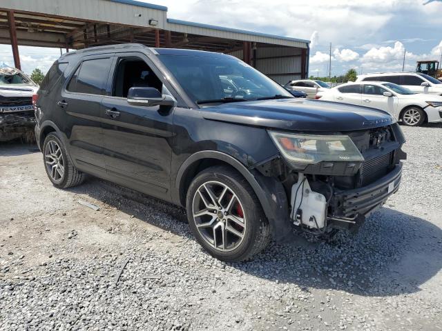 1FM5K8GT4HGA01777 - 2017 FORD EXPLORER SPORT Черный фото 4