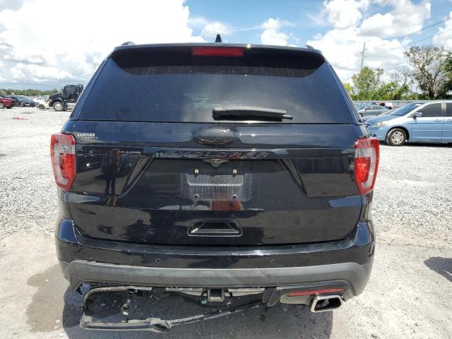 1FM5K8GT4HGA01777 - 2017 FORD EXPLORER SPORT Черный фото 6