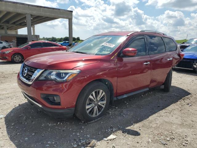 5N1DR2MN0JC670443 - 2018 NISSAN PATHFINDER S Qırmızı foto 1