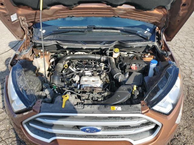 MAJ3S2GEXKC307039 - 2019 FORD ECOSPORT SE BROWN photo 11