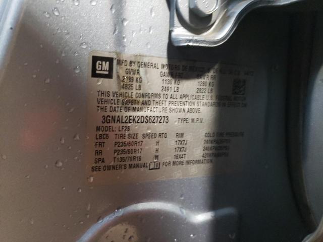 3GNAL2EK2DS627273 - 2013 CHEVROLET CAPTIVA LS 银色 照片 13