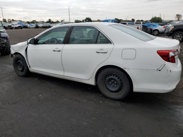 4T4BF1FK6CR230937 - 2012 TOYOTA CAMRY BASE WHITE photo 2