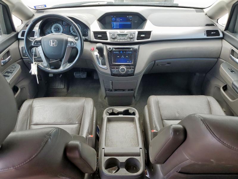 5FNRL5H61FB073585 - 2015 HONDA ODYSSEY EXL BLACK photo 8