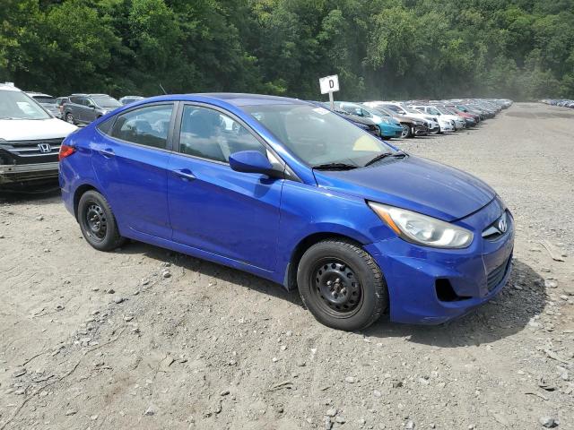 KMHCT4AE1CU258722 - 2012 HYUNDAI ACCENT GLS BLUE photo 4