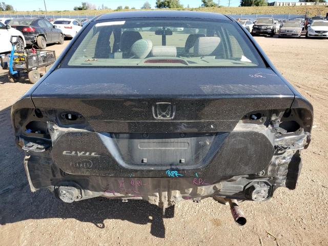 JHMFA16567S004907 - 2007 HONDA CIVIC LX BLACK photo 6