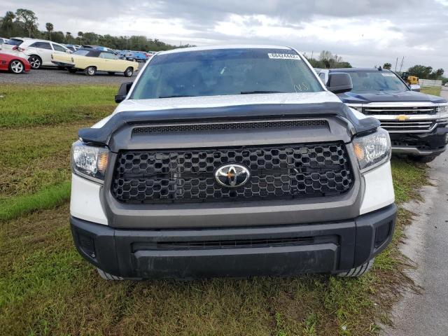 5TFRY5F13LX270459 - 2020 TOYOTA TUNDRA DOUBLE CAB SR/SR5 WHITE photo 5