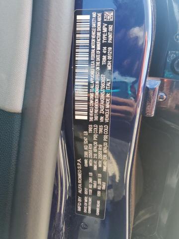 ZASFAKBN5J7B63657 - 2018 ALFA ROMEO STELVIO TI BLUE photo 12