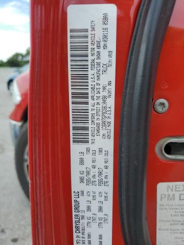 1C6RR7GP9DS610490 - 2013 RAM 1500 SLT RED photo 13