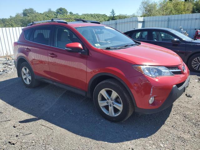 JTMRFREV7DD011347 - 2013 TOYOTA RAV4 XLE 红色 照片 4