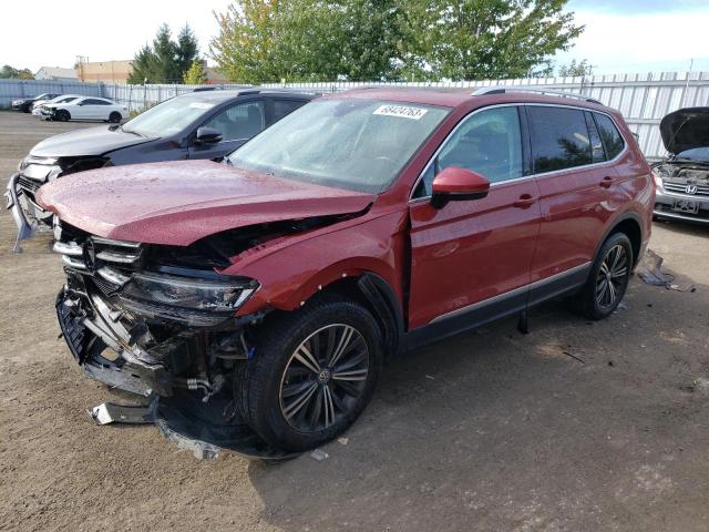 3VV4B7AX2JM177102 - 2018 VOLKSWAGEN TIGUAN SEL PREMIUM RED photo 1