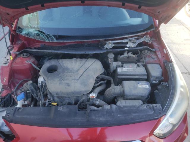 KMHCT4AE6HU376806 - 2017 HYUNDAI ACCENT SE RED photo 11