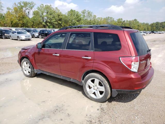 JF2SH64629H701545 - 2009 SUBARU FORESTER 2.5X LIMITED RED photo 2