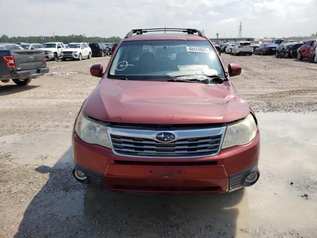 JF2SH64629H701545 - 2009 SUBARU FORESTER 2.5X LIMITED RED photo 5