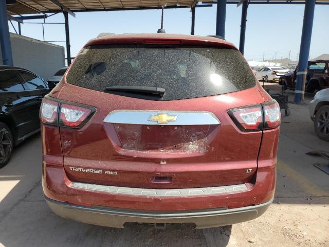 1GNKVHKD4HJ117215 - 2017 CHEVROLET TRAVERSE LT BURGUNDY photo 6