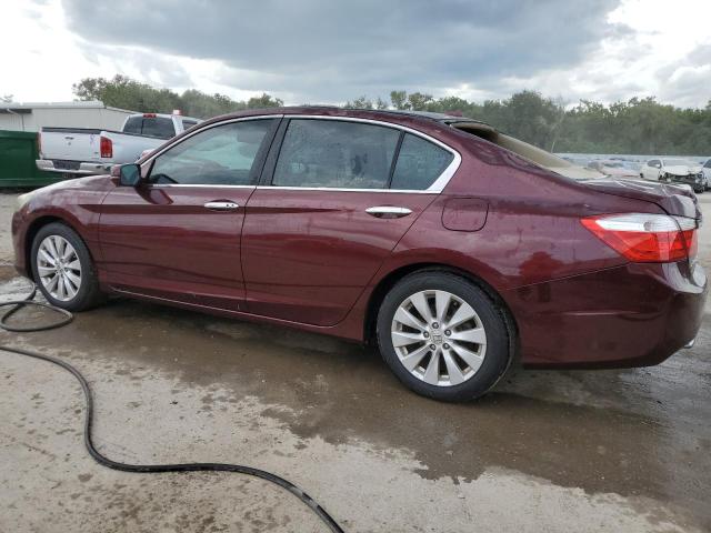 1HGCR2F80EA218695 - 2014 HONDA ACCORD EXL BURGUNDY photo 2