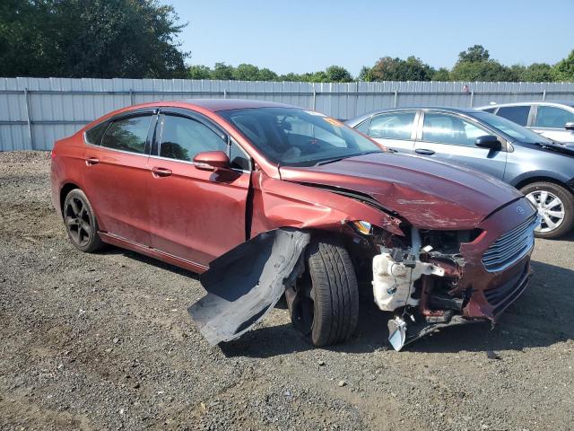 3FA6P0HD8ER200098 - 2014 FORD FUSION SE BURGUNDY photo 4