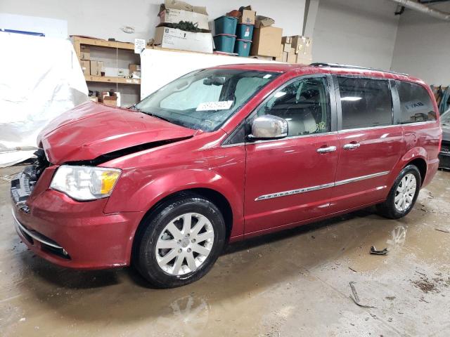 2C4RC1CG9CR120953 - 2012 CHRYSLER TOWN & COU TOURING L RED photo 1